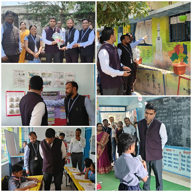 शाळा व अंगणवाडीतील विद्यार्थ्यांसोबत जिल्हाधिका-यांचा संवाद