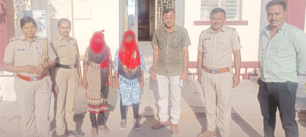 कोरपना पोलिसांची उल्लेखनीय कामगिरी: बेपत्ता दोन अल्पवयीन मुलींचा नांदेडमधून २४ तासांत शोध