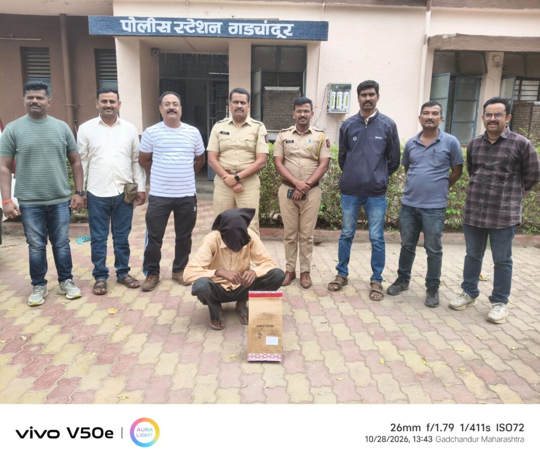 खाकीचा सडपातळ हिसका! गडचांदूर पोलिसांची मोठी धडक; ५४ हजारांच्या गांजासह तस्कराला बेड्या!